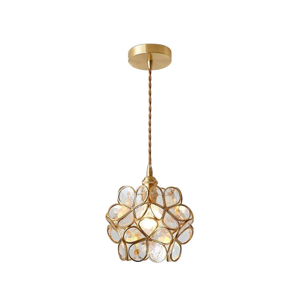 Lustra Pendant Lamp Glass Petal Shaped Kitchen - Image 36