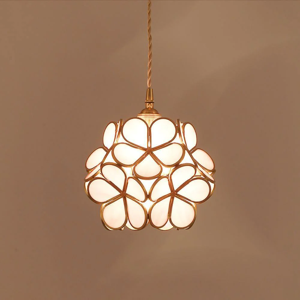 Lustra Pendant Lamp Glass Petal Shaped Kitchen - Image 41