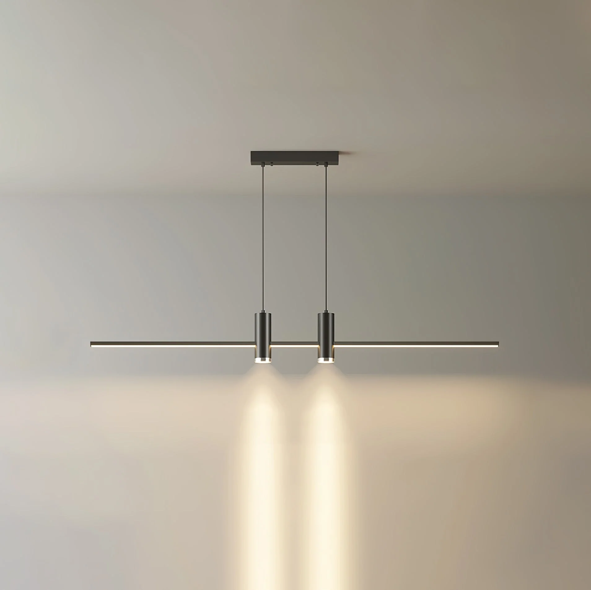 Lustra Pendant Lamp Gold Minimalist for Dining - Image 2