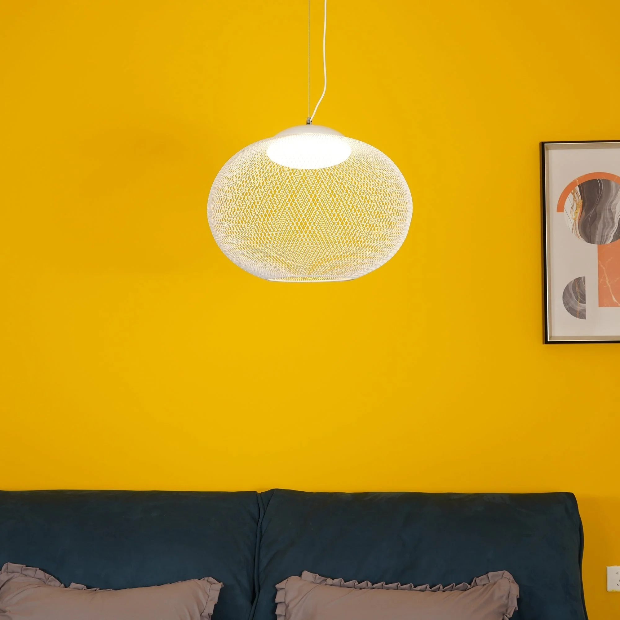 Lustra Pendant Lamp lic Mesh Black - Image 10