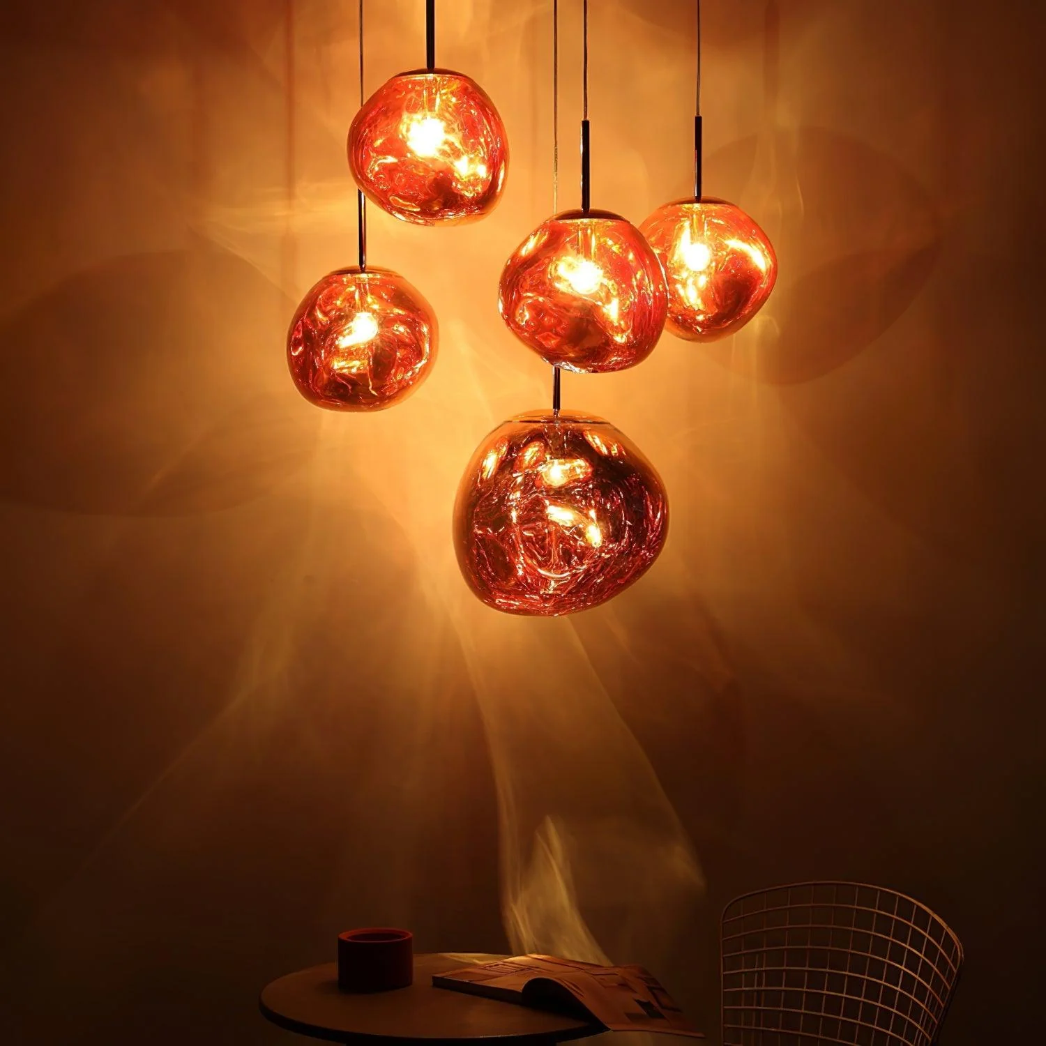 Lustra Pendant Lamp Modern Lava Acrylic - Image 101