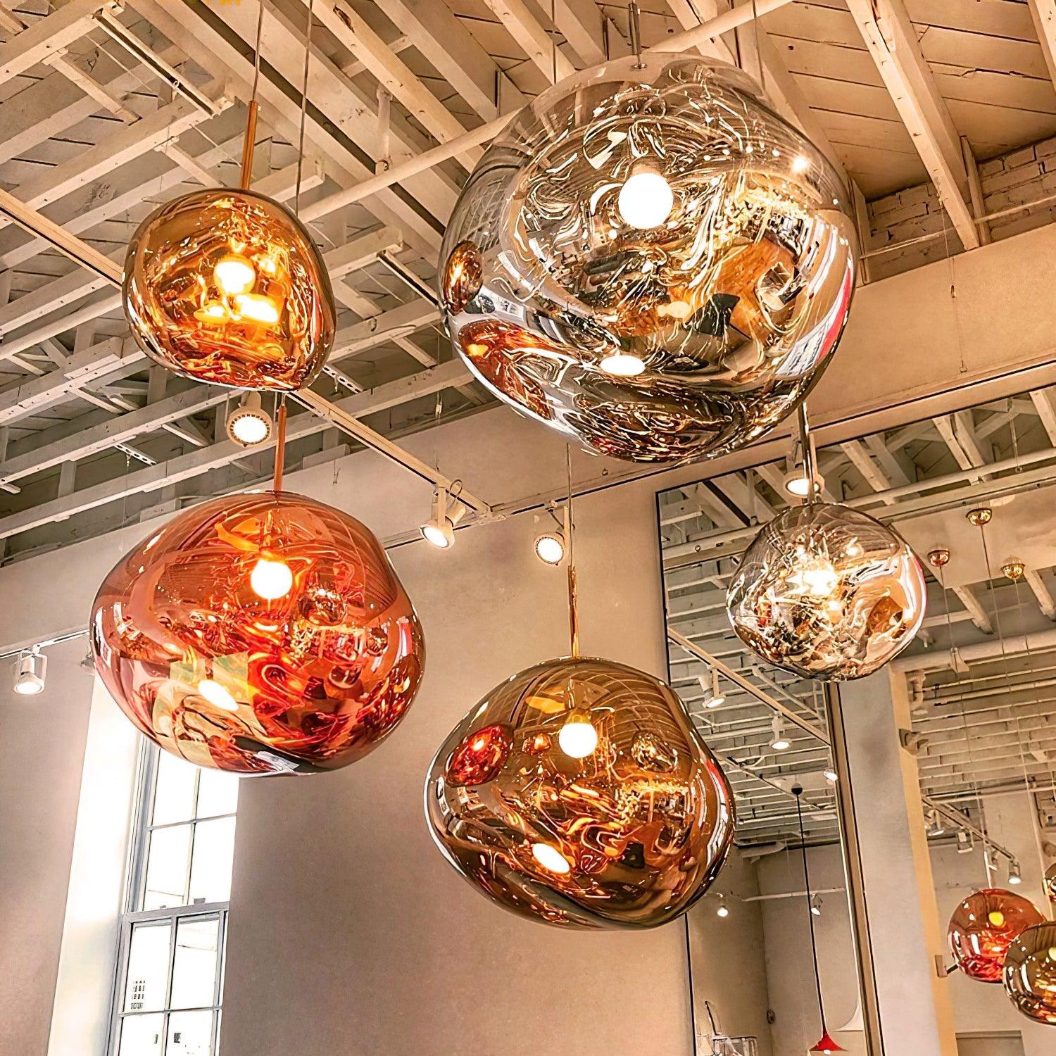 Lustra Pendant Lamp Modern Lava Acrylic - Image 5