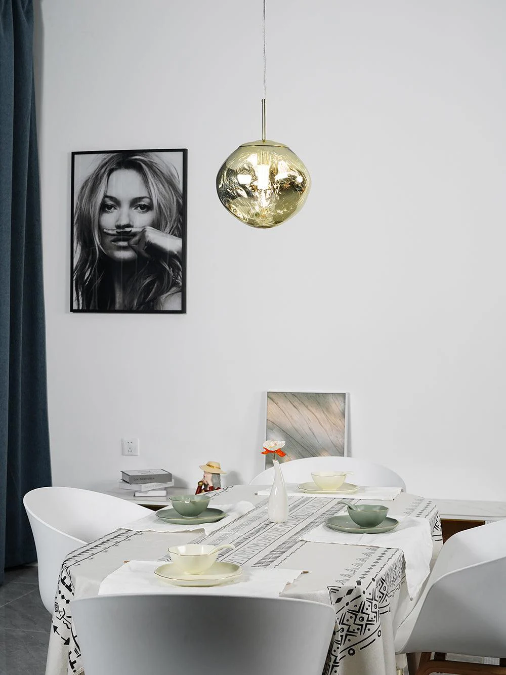 Lustra Pendant Lamp Modern Lava Acrylic - Image 87