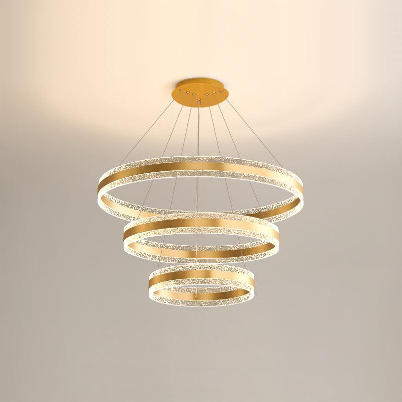 Lustra Pendant Lamp Modern LED Circle Rings - Image 29