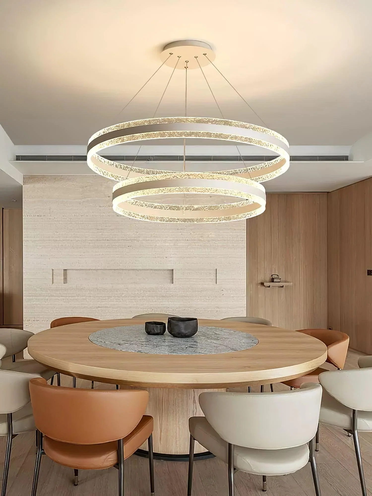 Lustra Pendant Lamp Modern LED Circle Rings - Image 31