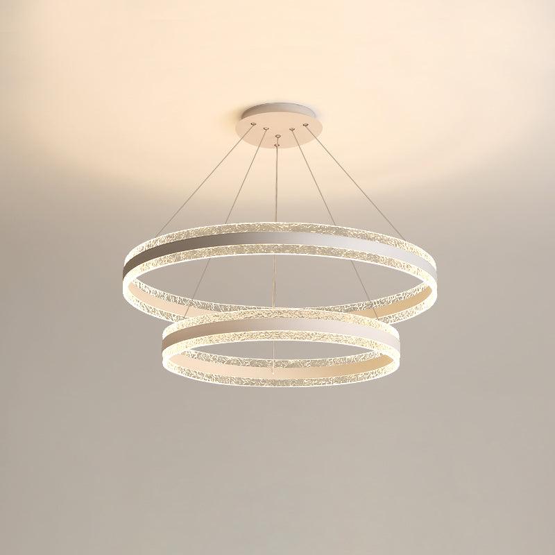 Lustra Pendant Lamp Modern LED Circle Rings - Image 38
