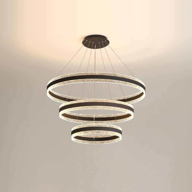 Lustra Pendant Lamp Modern LED Circle Rings - Image 5
