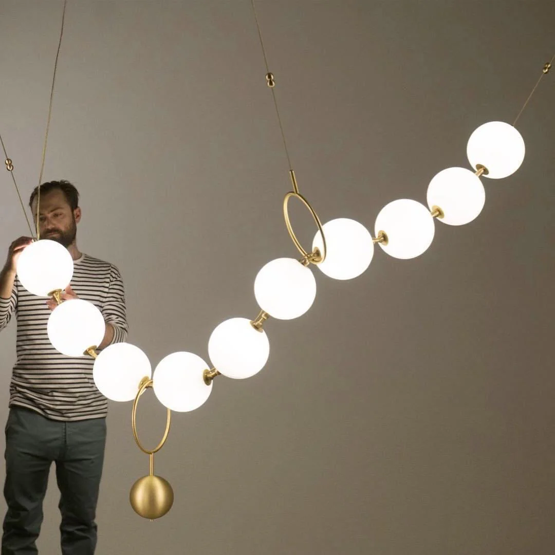 Lustra Pendant Lamp Necklace Glass - Image 48