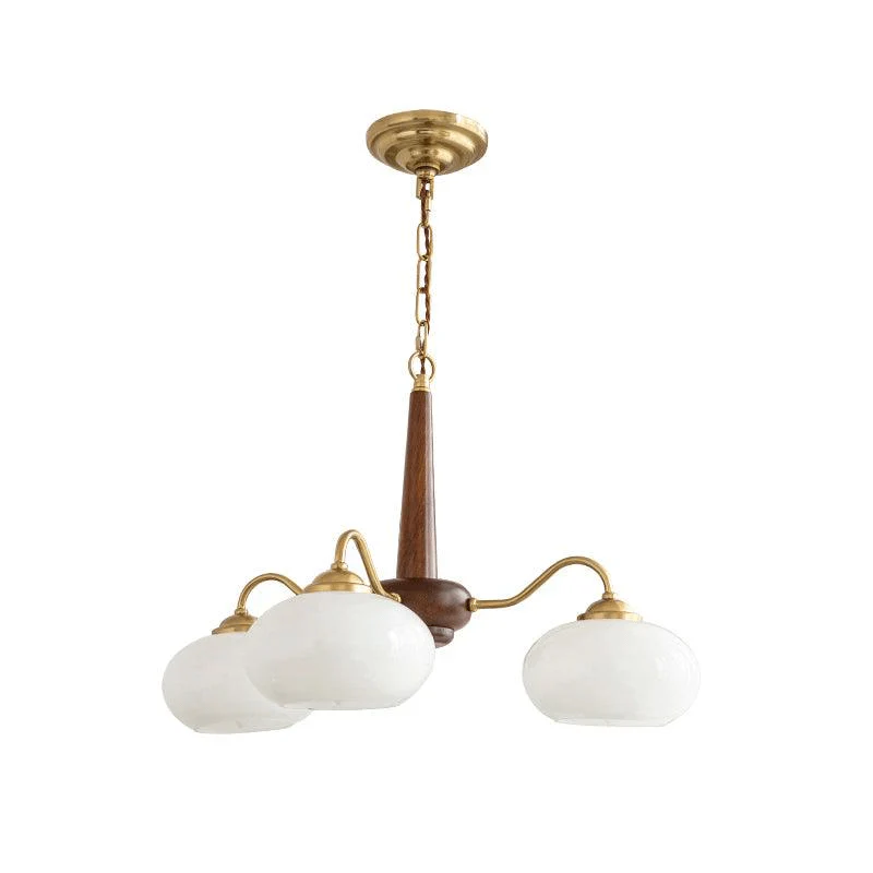 Lustra Pendant Lamp Persimmon Brass Glass Elegant - Image 50
