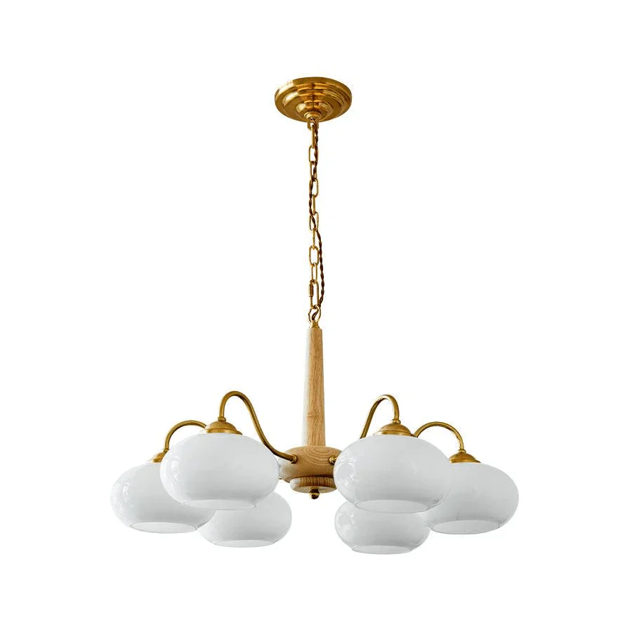 Lustra Pendant Lamp Persimmon Brass Glass Elegant - Image 57