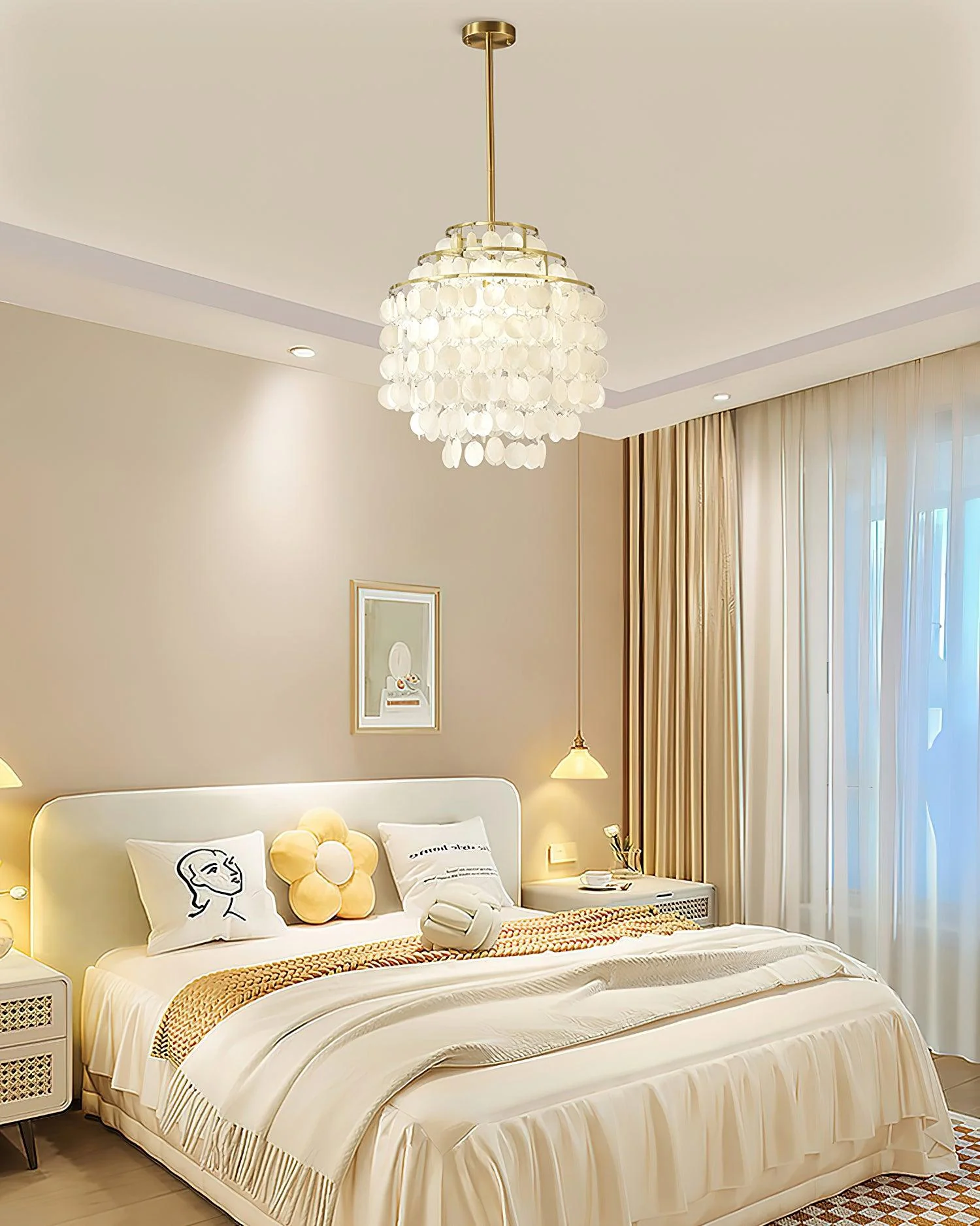 Lustra Pendant Lamp Round Shell Chrome - Image 12