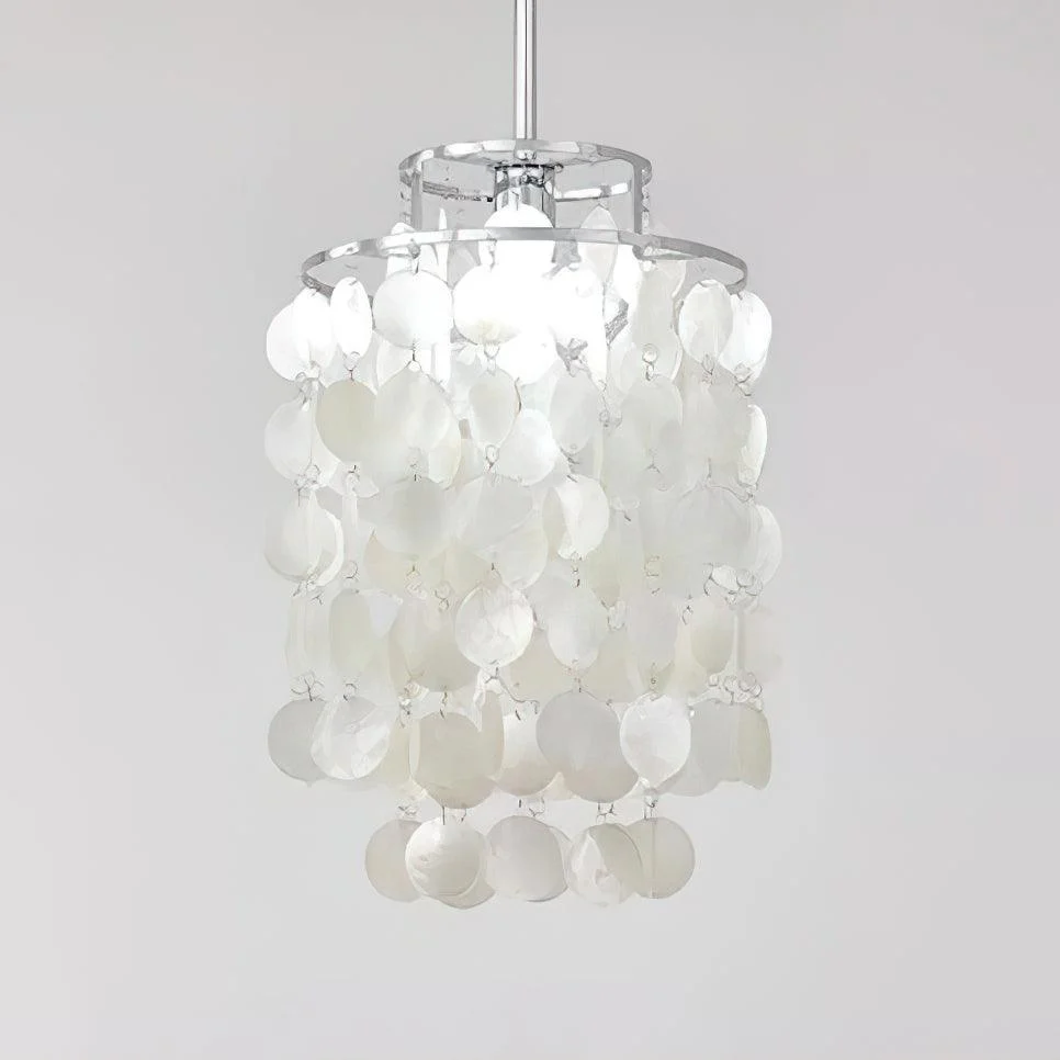 Lustra Pendant Lamp Round Shell Chrome - Image 2