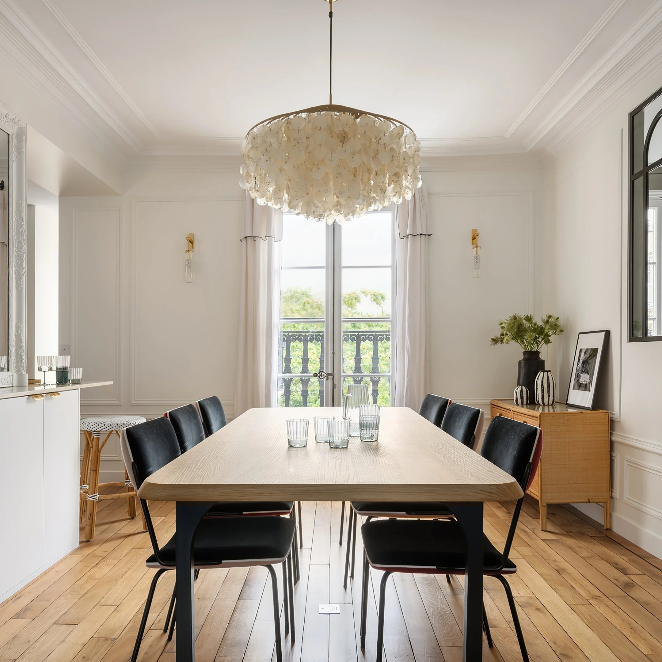 Lustra Pendant Lamp Round Shell Ring - Image 108