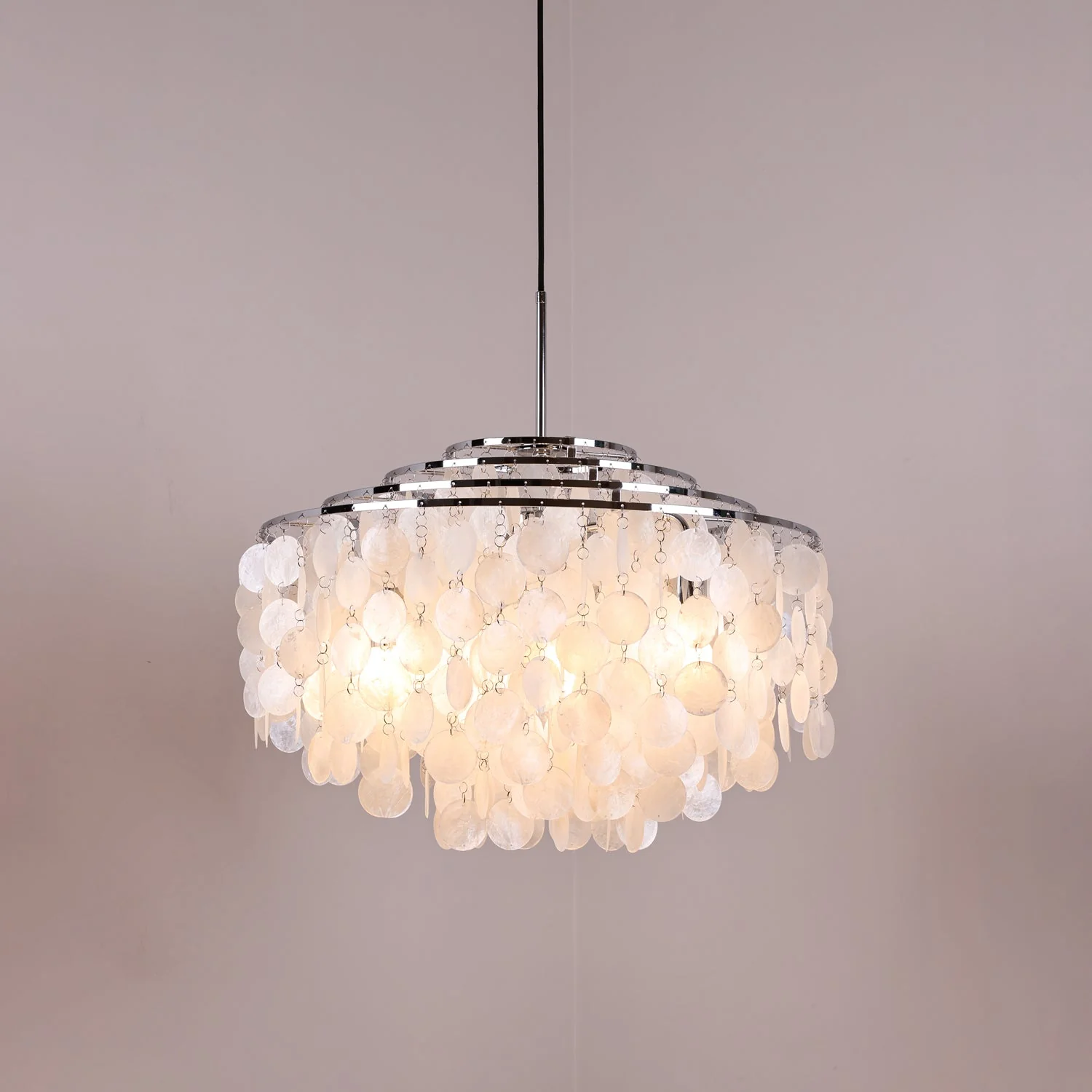Lustra Pendant Lamp Round Shell Ring - Image 110