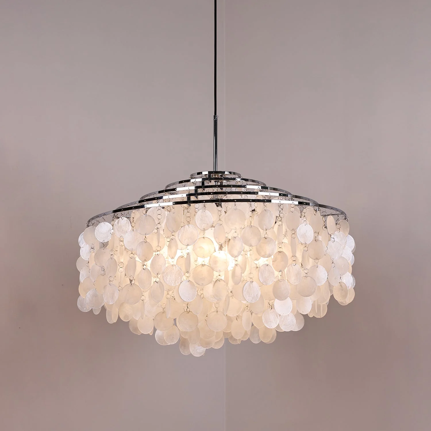 Lustra Pendant Lamp Round Shell Ring - Image 113