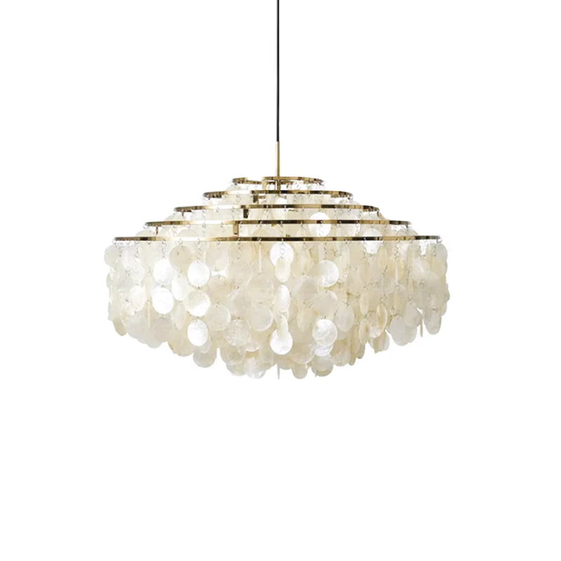 Lustra Pendant Lamp Round Shell Ring - Image 119