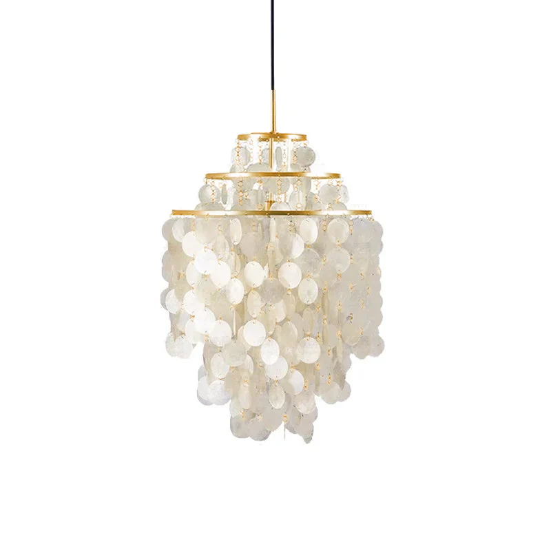 Lustra Pendant Lamp Round Shell Ring - Image 122