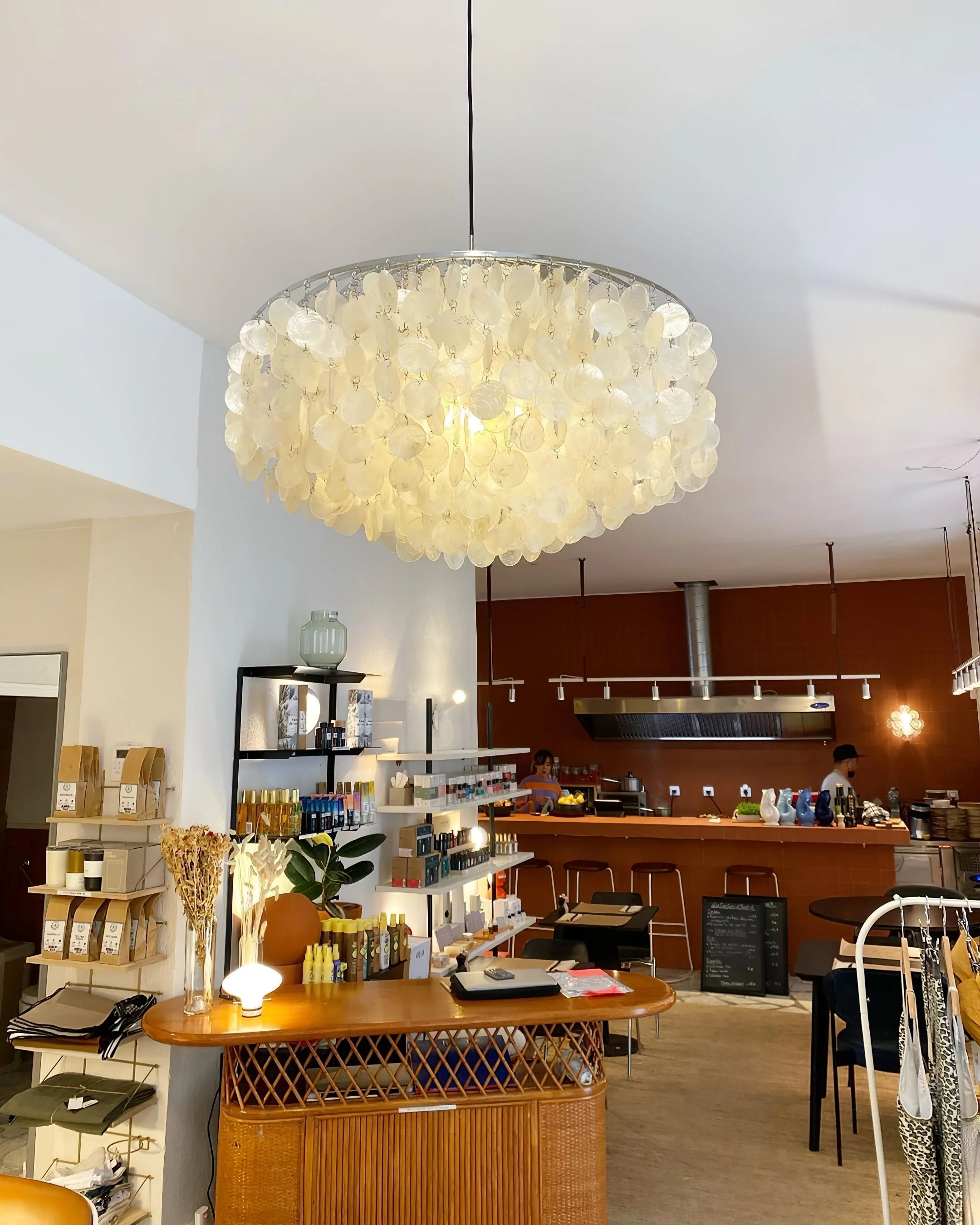 Lustra Pendant Lamp Round Shell Ring - Image 130