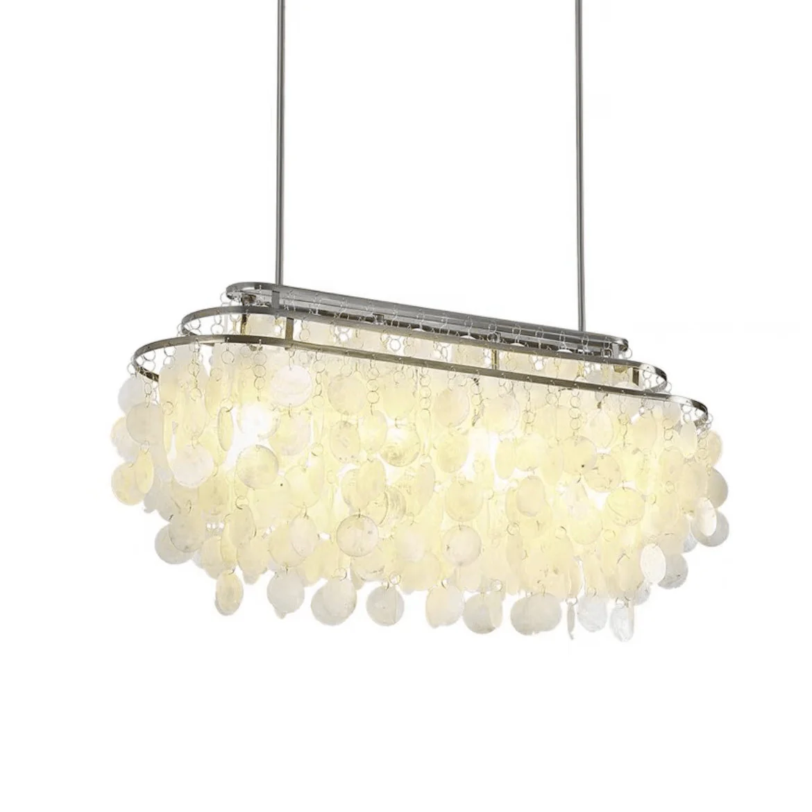 Lustra Pendant Lamp Round Shell Ring - Image 131