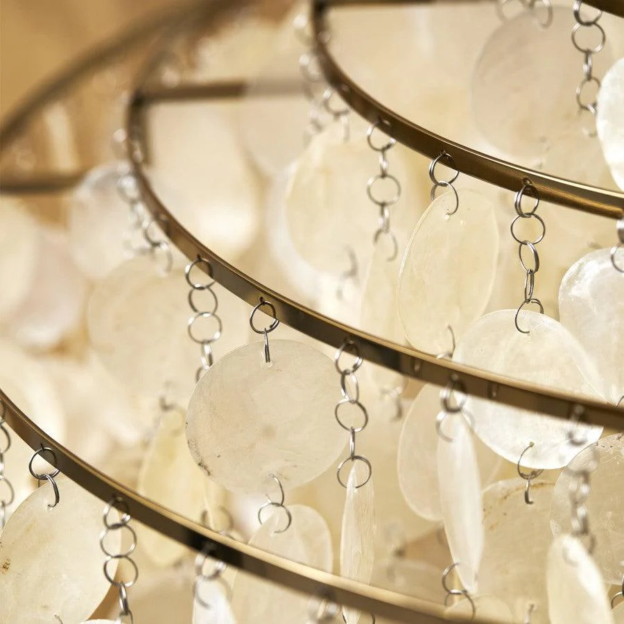 Lustra Pendant Lamp Round Shell Ring - Image 133