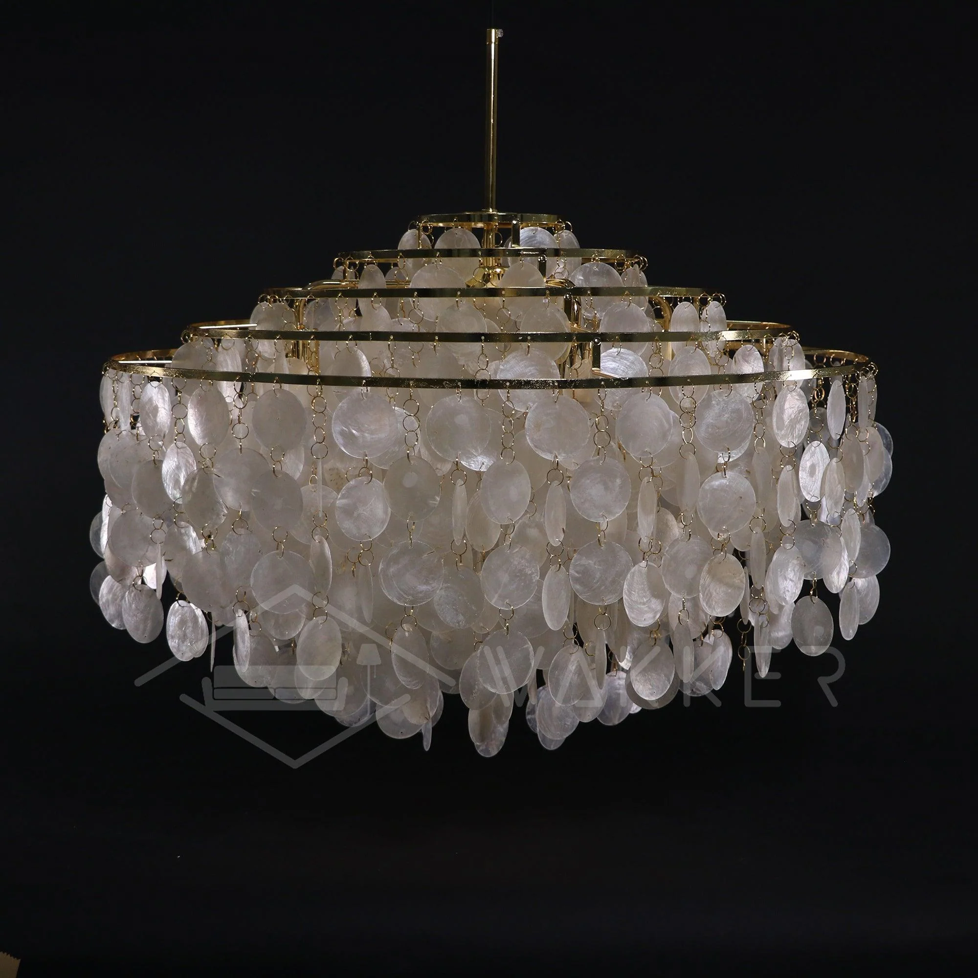 Lustra Pendant Lamp Round Shell Ring - Image 138