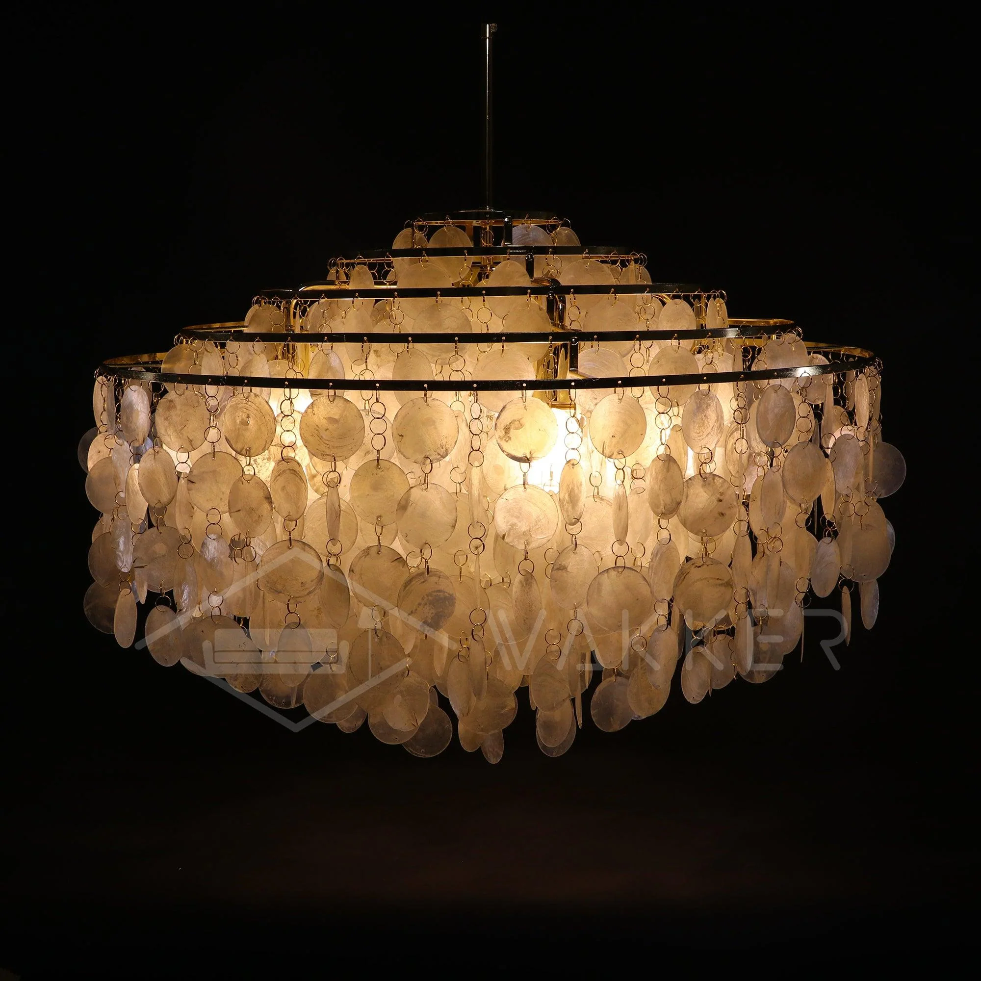 Lustra Pendant Lamp Round Shell Ring - Image 139
