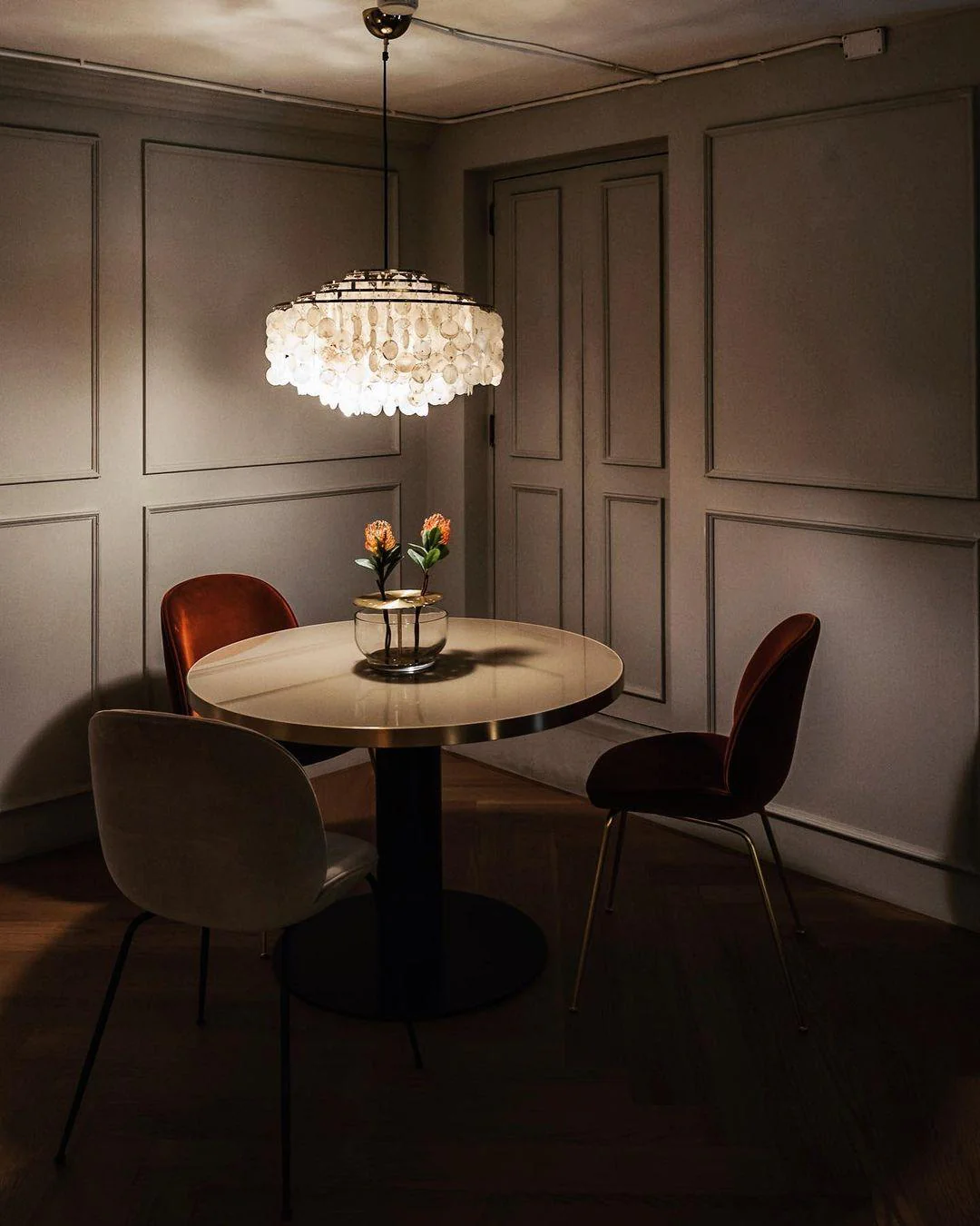 Lustra Pendant Lamp Round Shell Ring - Image 14