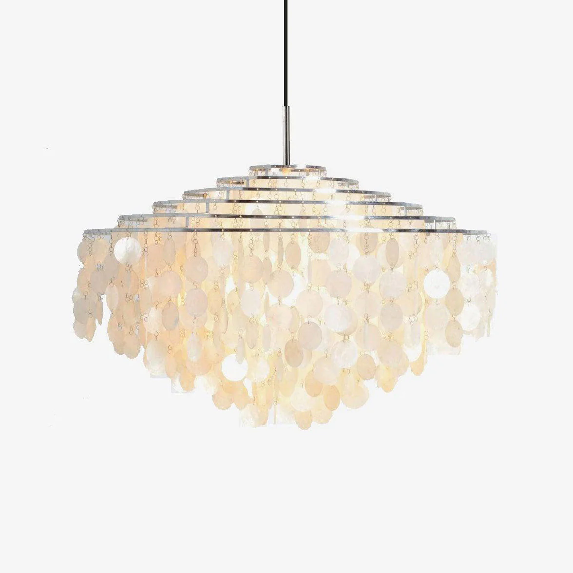 Lustra Pendant Lamp Round Shell Ring - Image 142