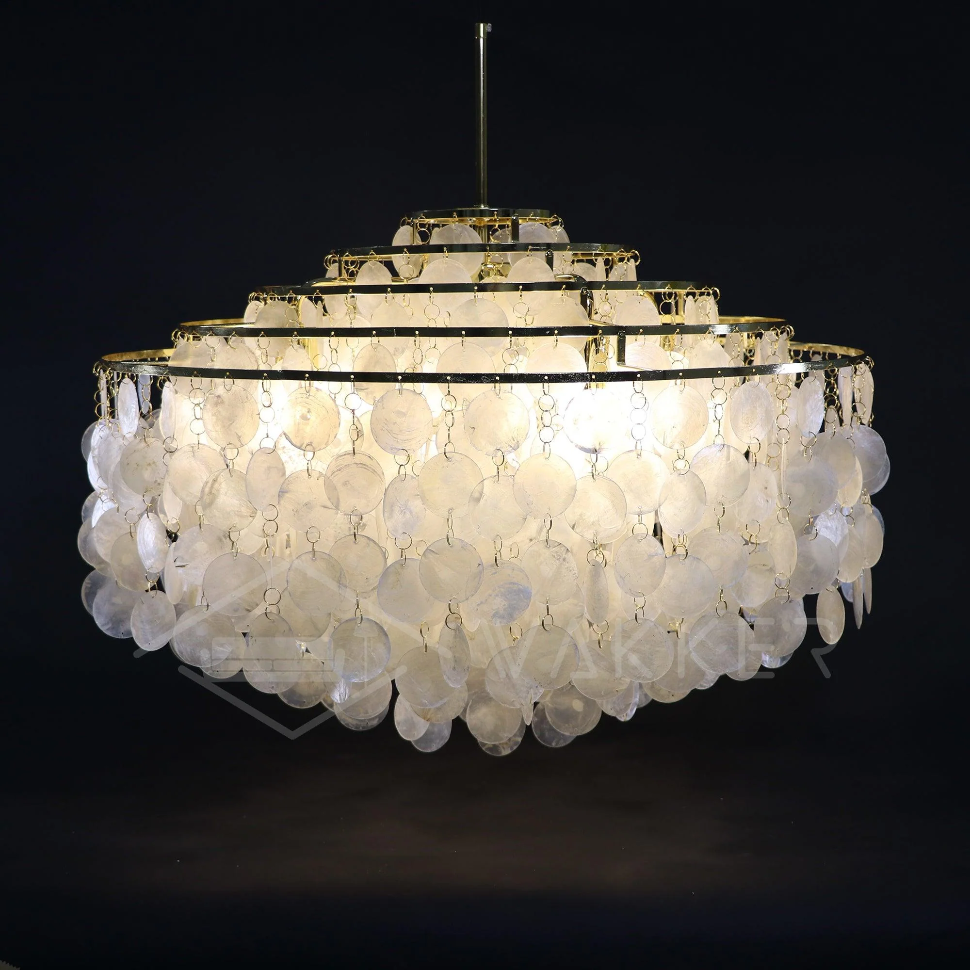 Lustra Pendant Lamp Round Shell Ring - Image 143