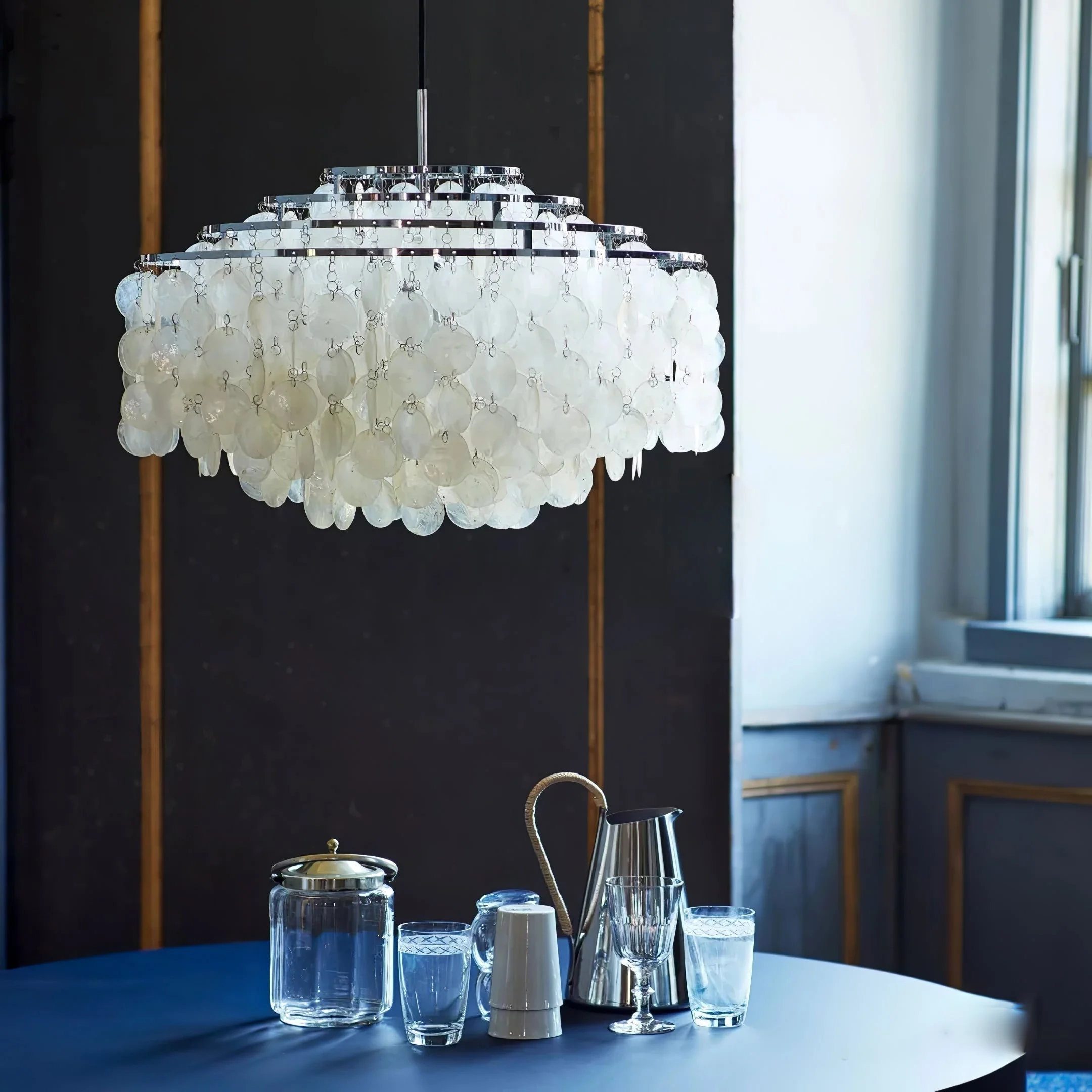 Lustra Pendant Lamp Round Shell Ring - Image 148