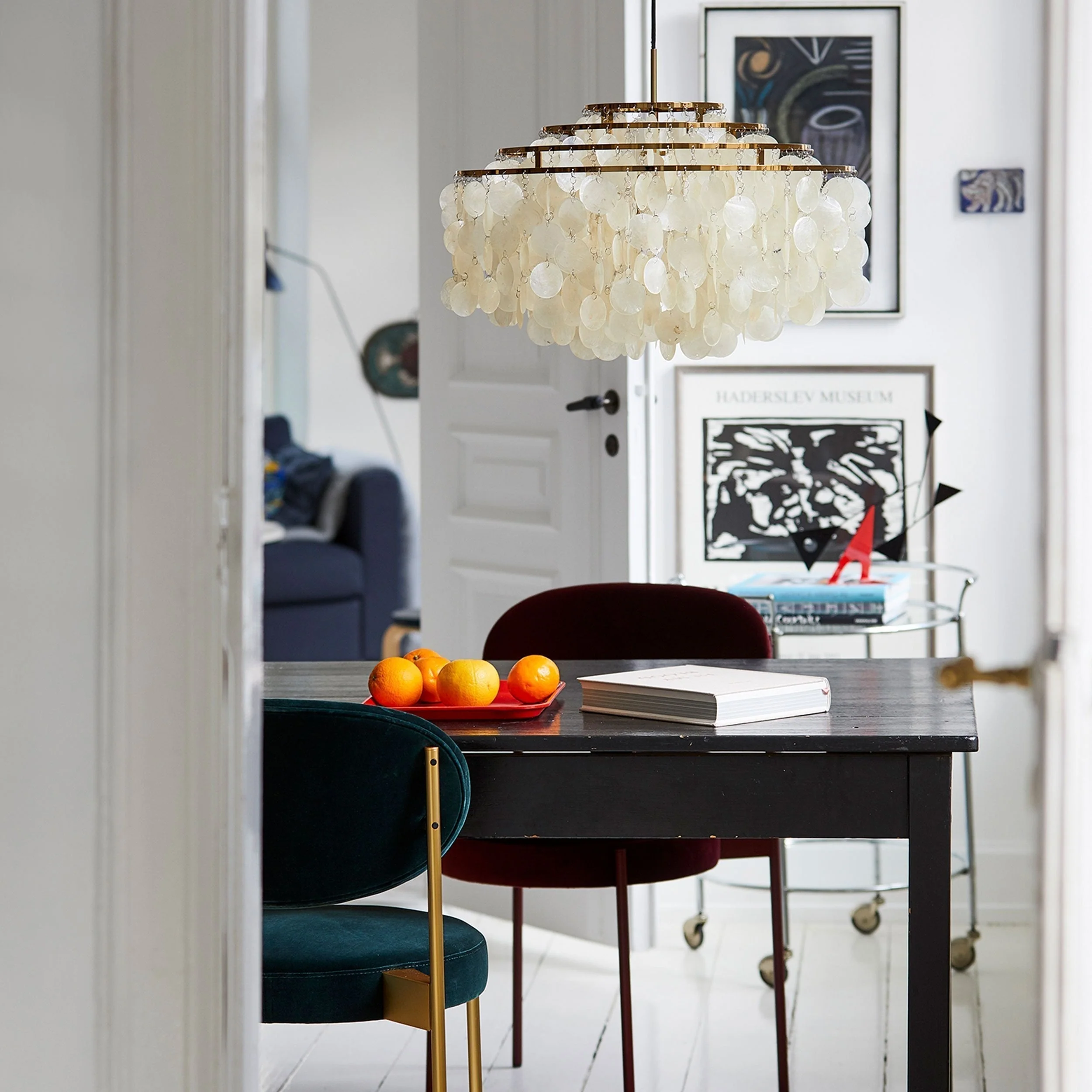 Lustra Pendant Lamp Round Shell Ring - Image 152