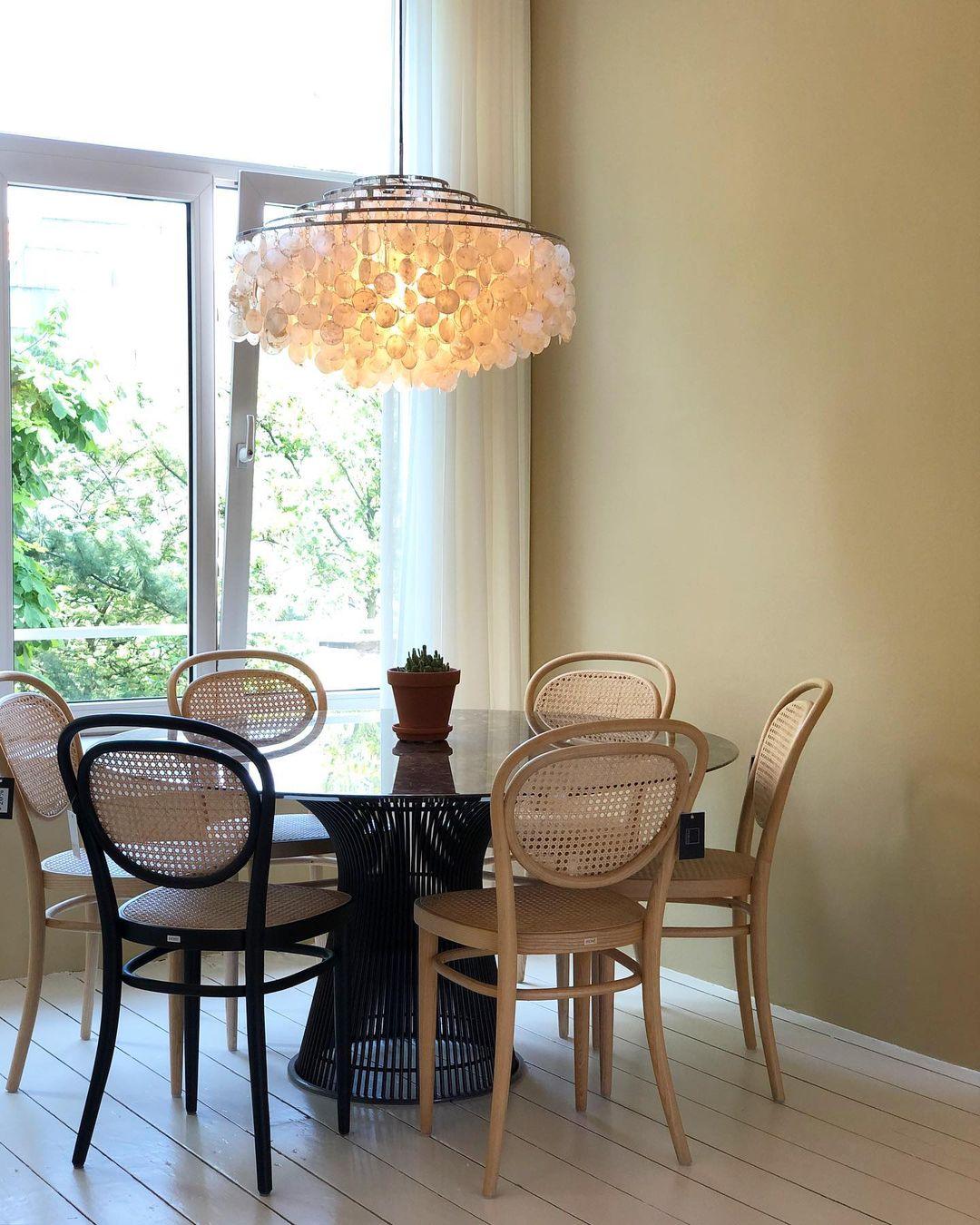 Lustra Pendant Lamp Round Shell Ring - Image 156