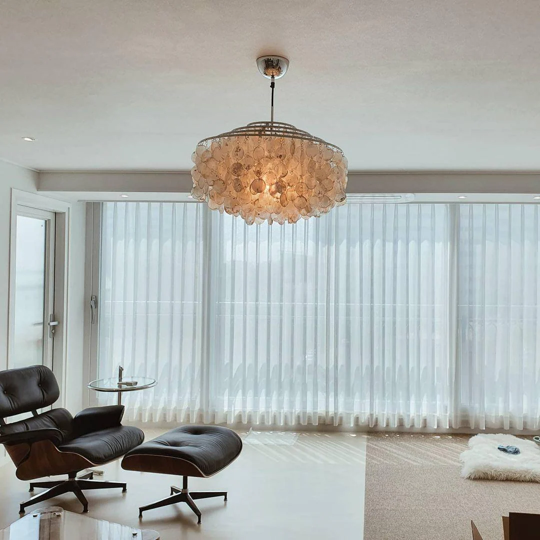 Lustra Pendant Lamp Round Shell Ring - Image 16