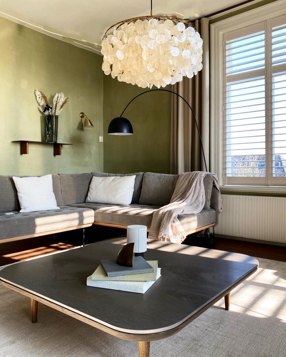 Lustra Pendant Lamp Round Shell Ring - Image 161