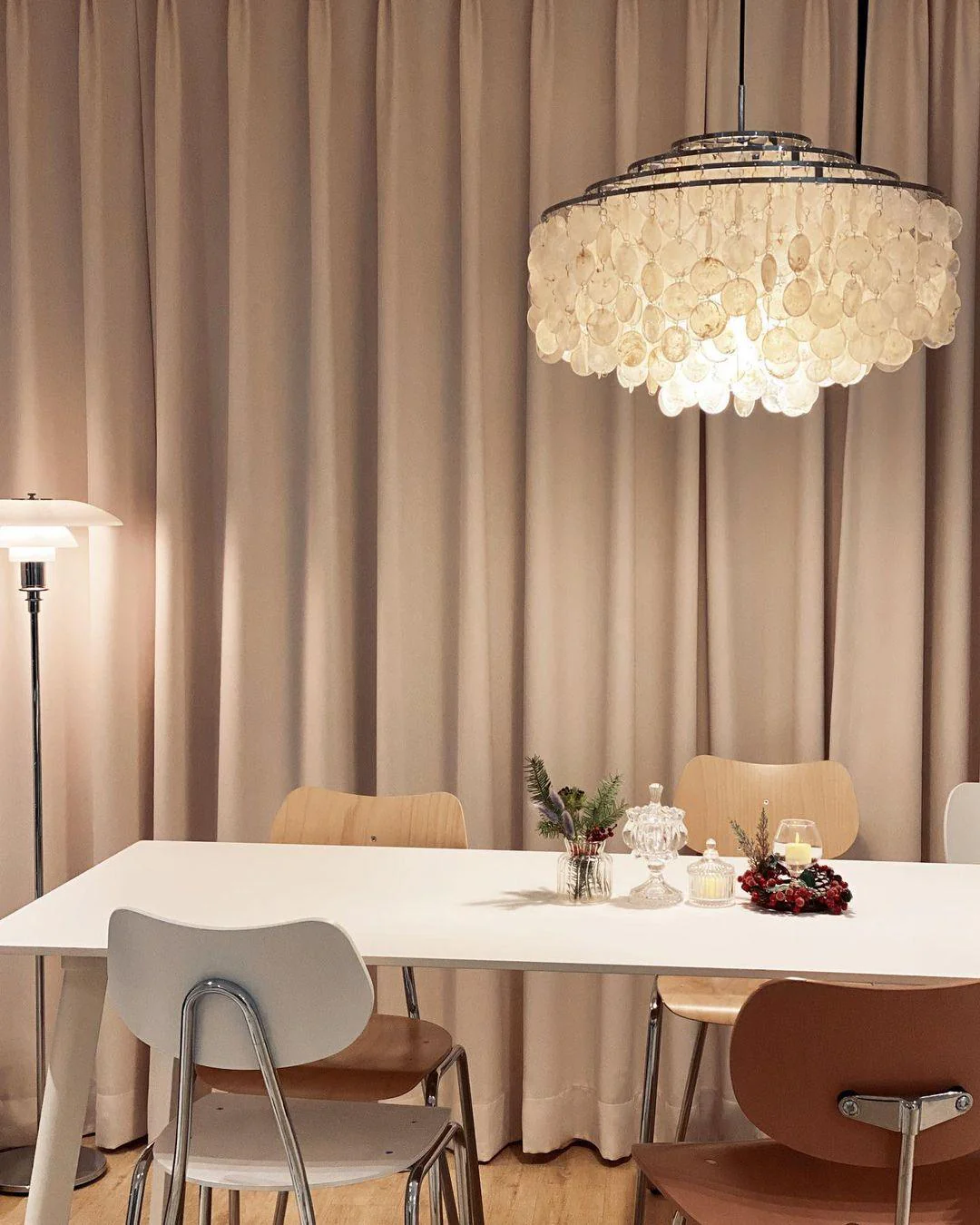 Lustra Pendant Lamp Round Shell Ring - Image 18