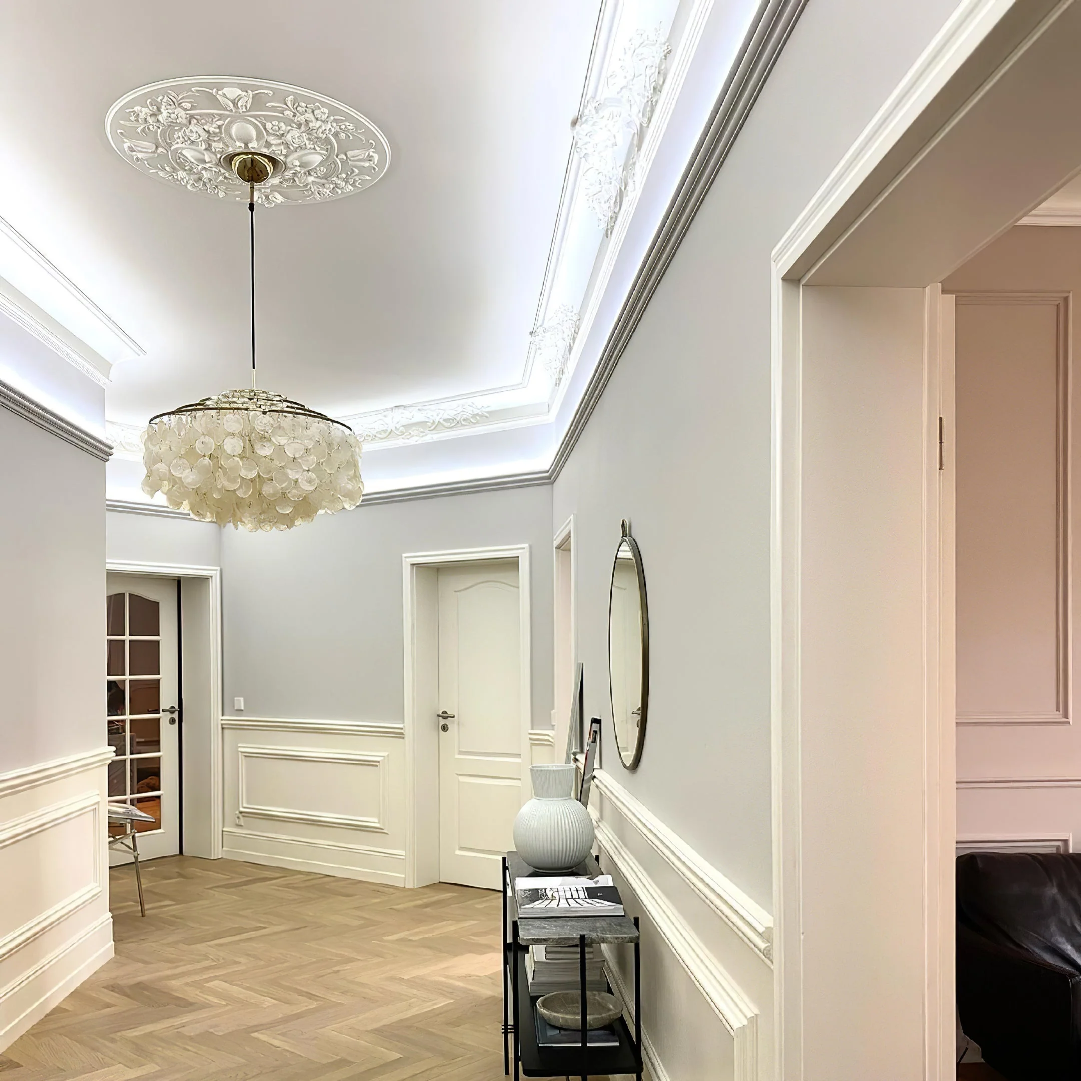 Lustra Pendant Lamp Round Shell Ring - Image 24