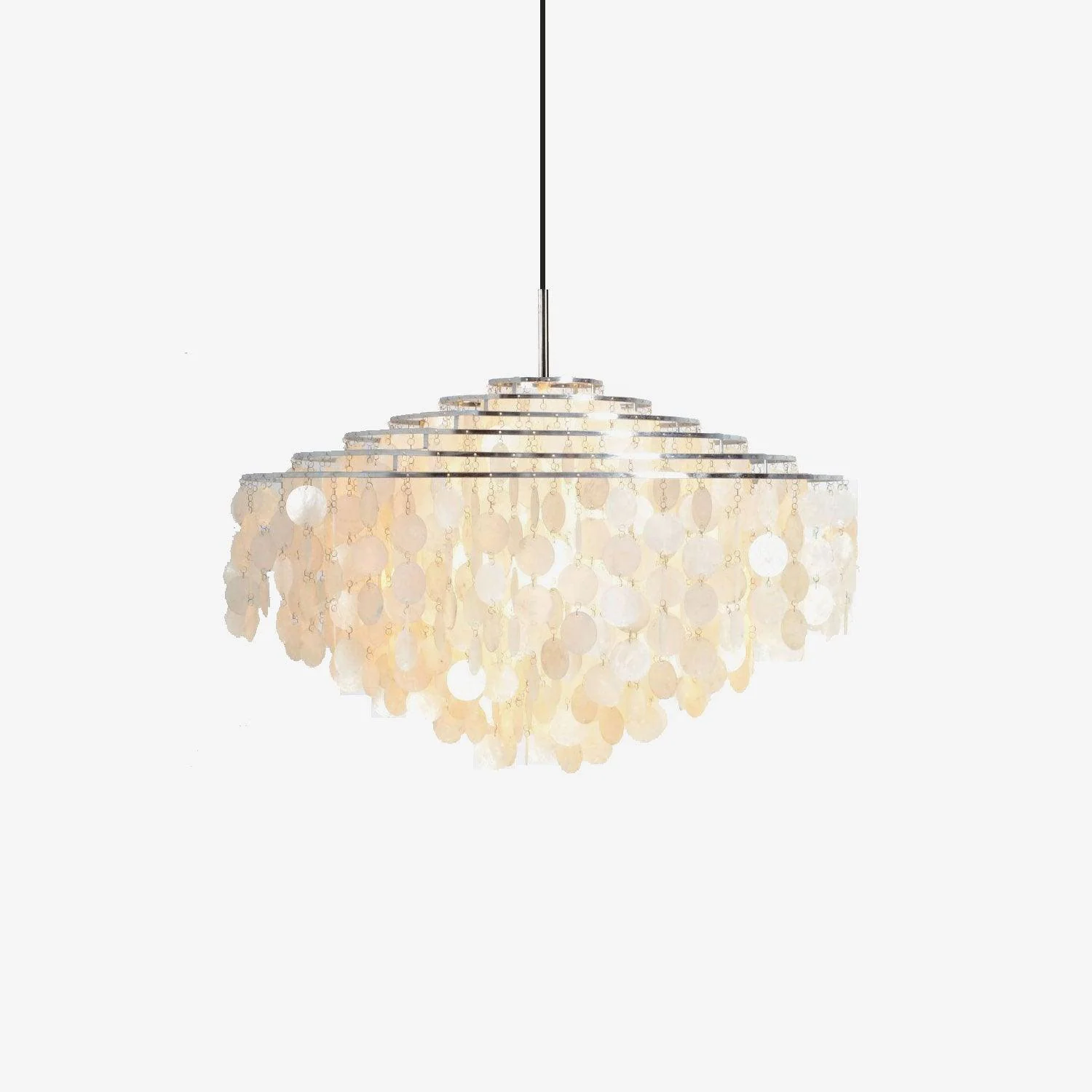 Lustra Pendant Lamp Round Shell Ring - Image 3