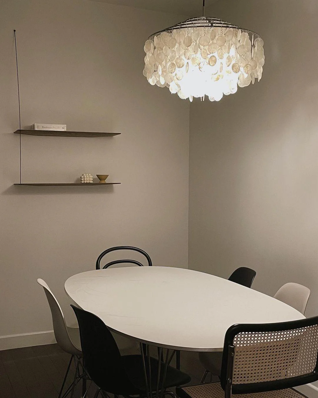 Lustra Pendant Lamp Round Shell Ring - Image 40