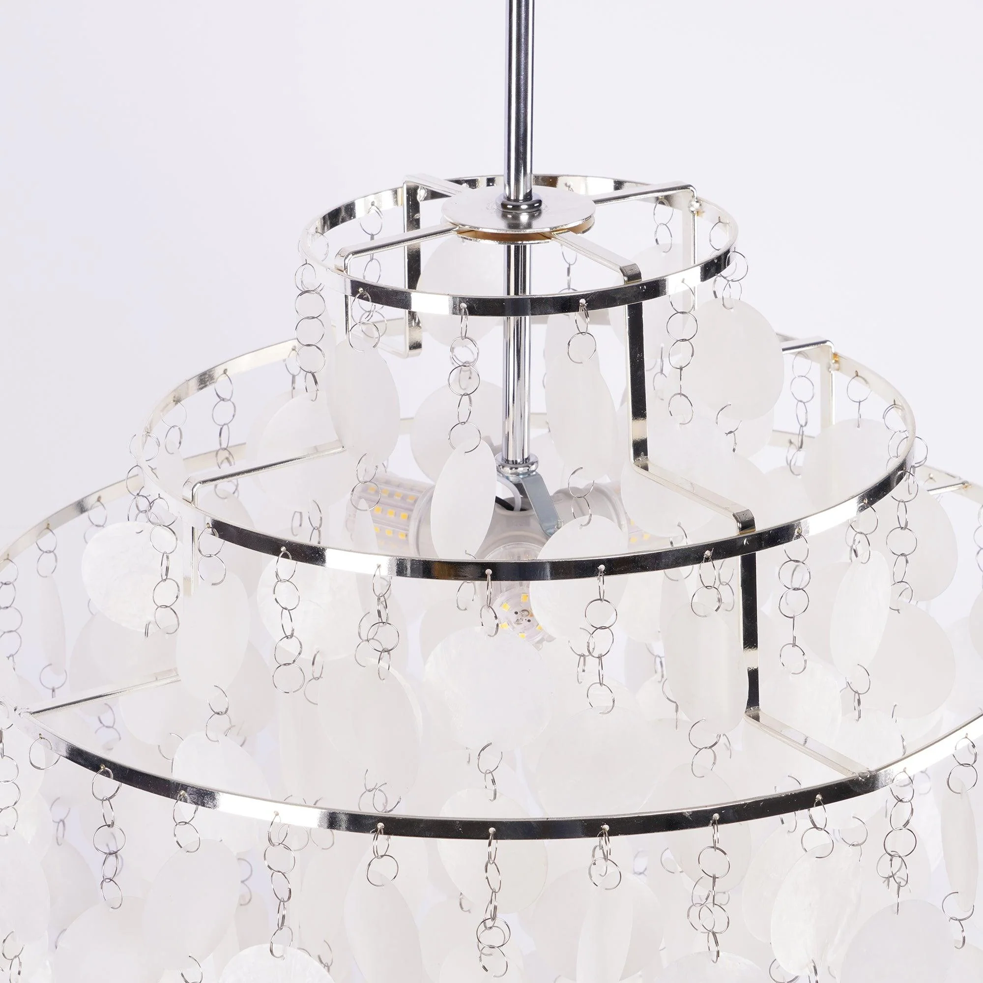 Lustra Pendant Lamp Round Shell Ring - Image 55