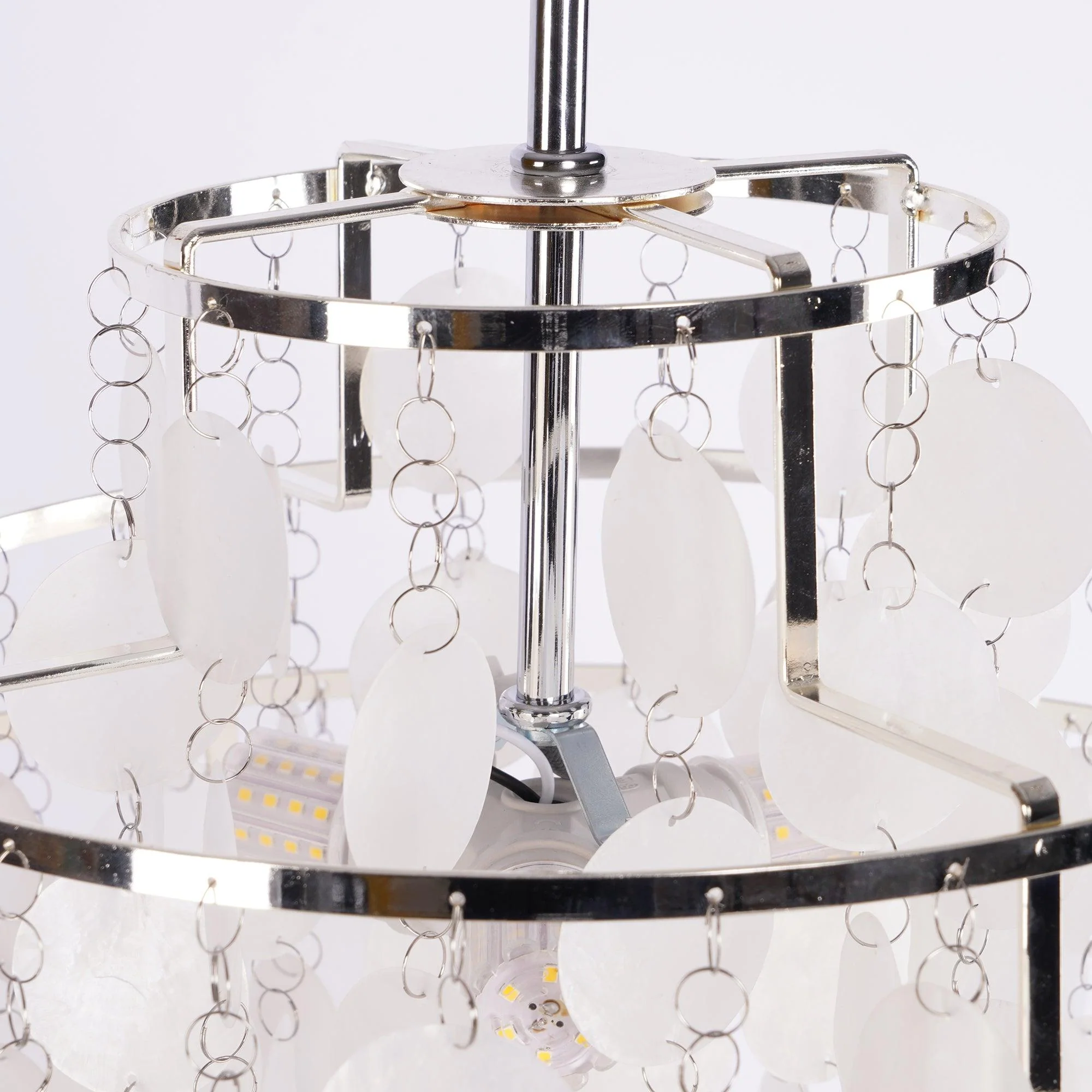 Lustra Pendant Lamp Round Shell Ring - Image 56
