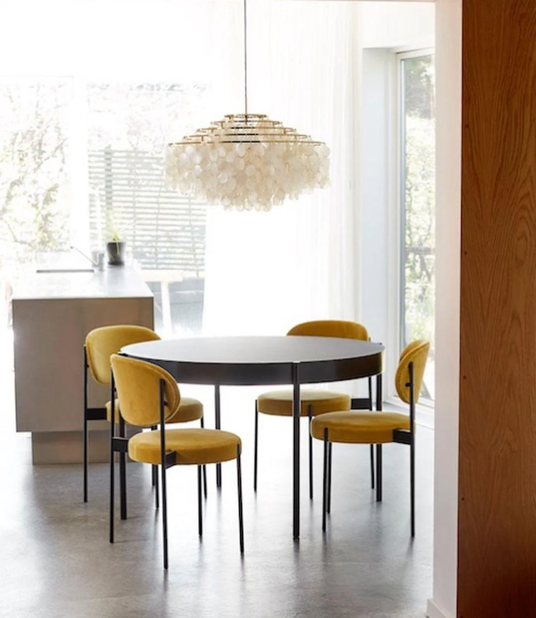 Lustra Pendant Lamp Round Shell Ring - Image 6