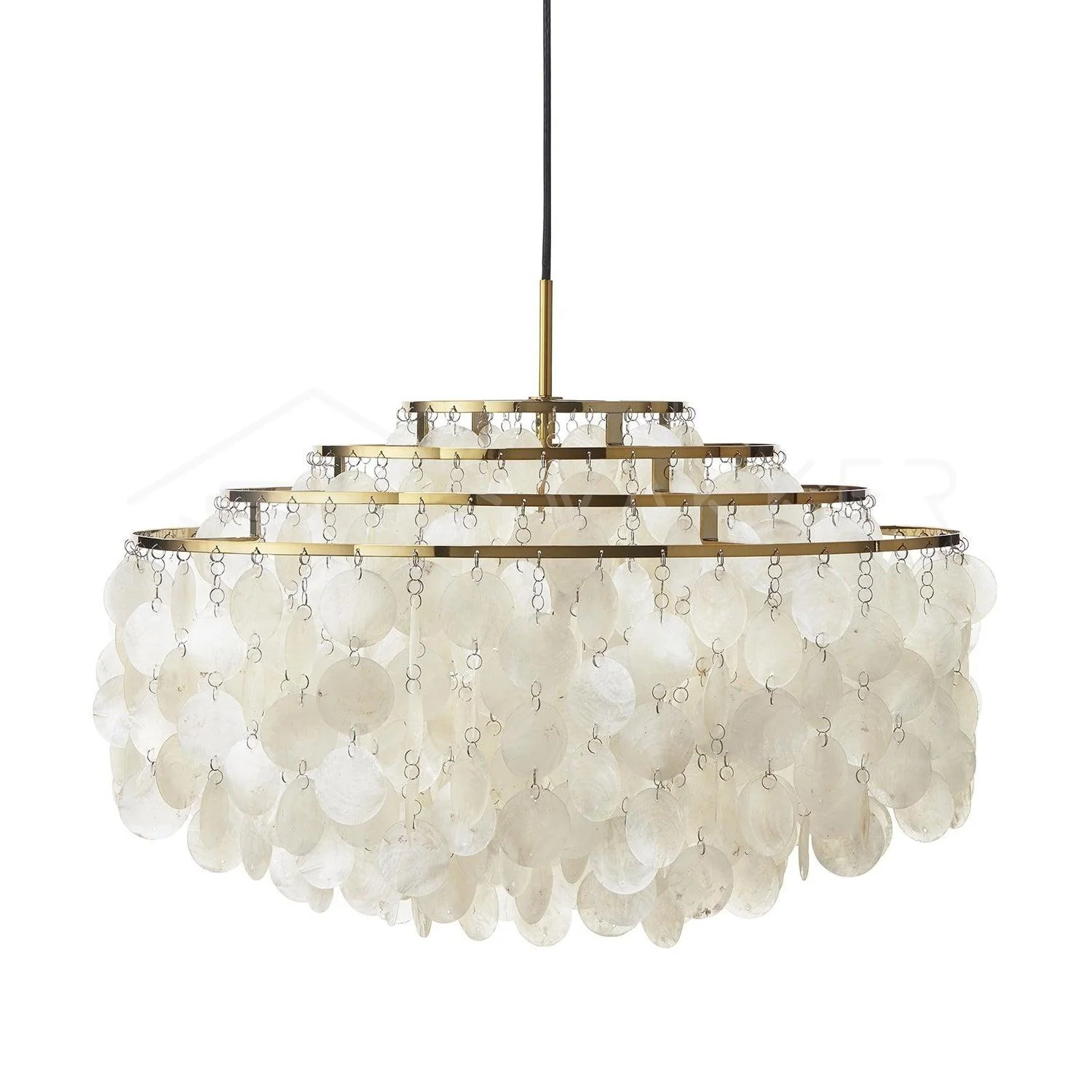 Lustra Pendant Lamp Round Shell Ring - Image 65