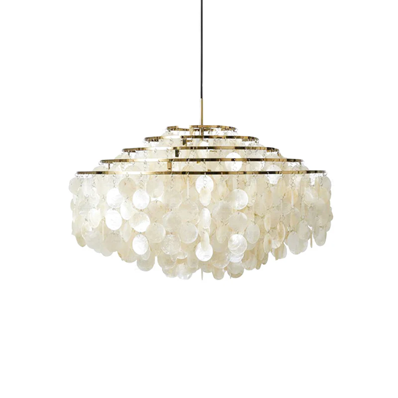 Lustra Pendant Lamp Round Shell Ring - Image 67