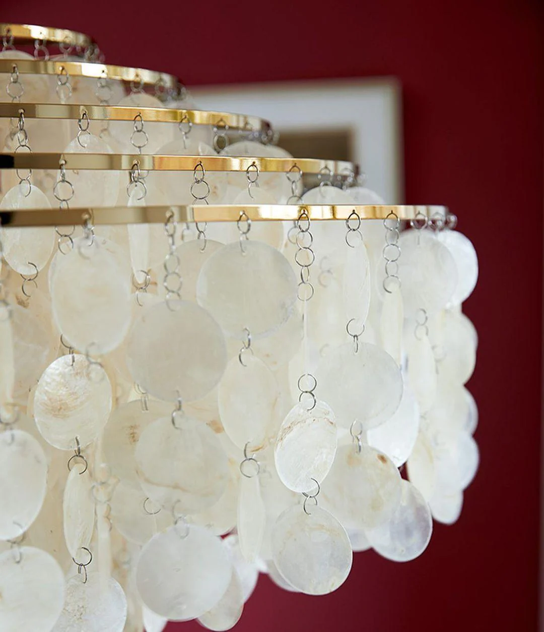 Lustra Pendant Lamp Round Shell Ring - Image 7