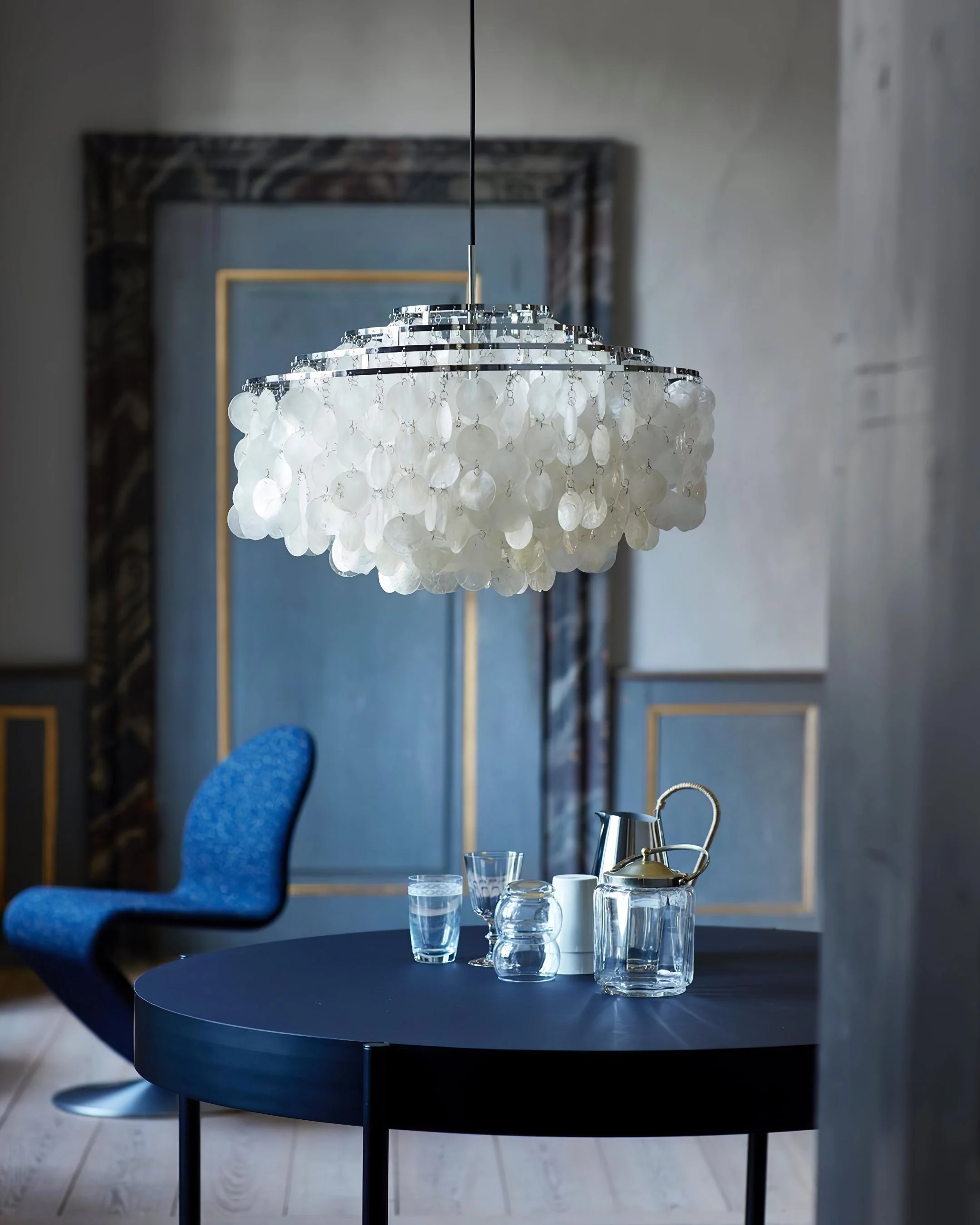 Lustra Pendant Lamp Round Shell Ring - Image 73