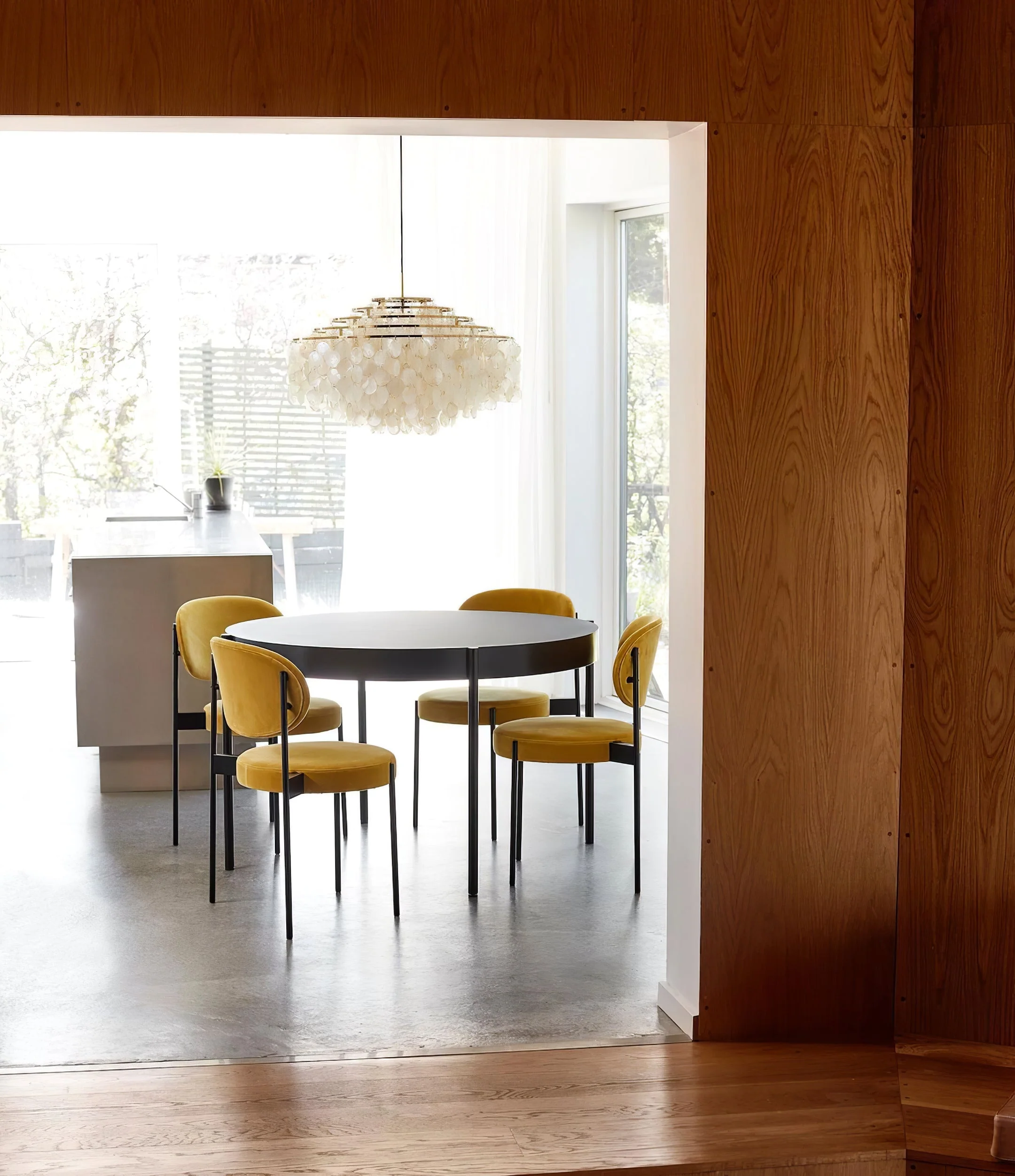 Lustra Pendant Lamp Round Shell Ring - Image 74