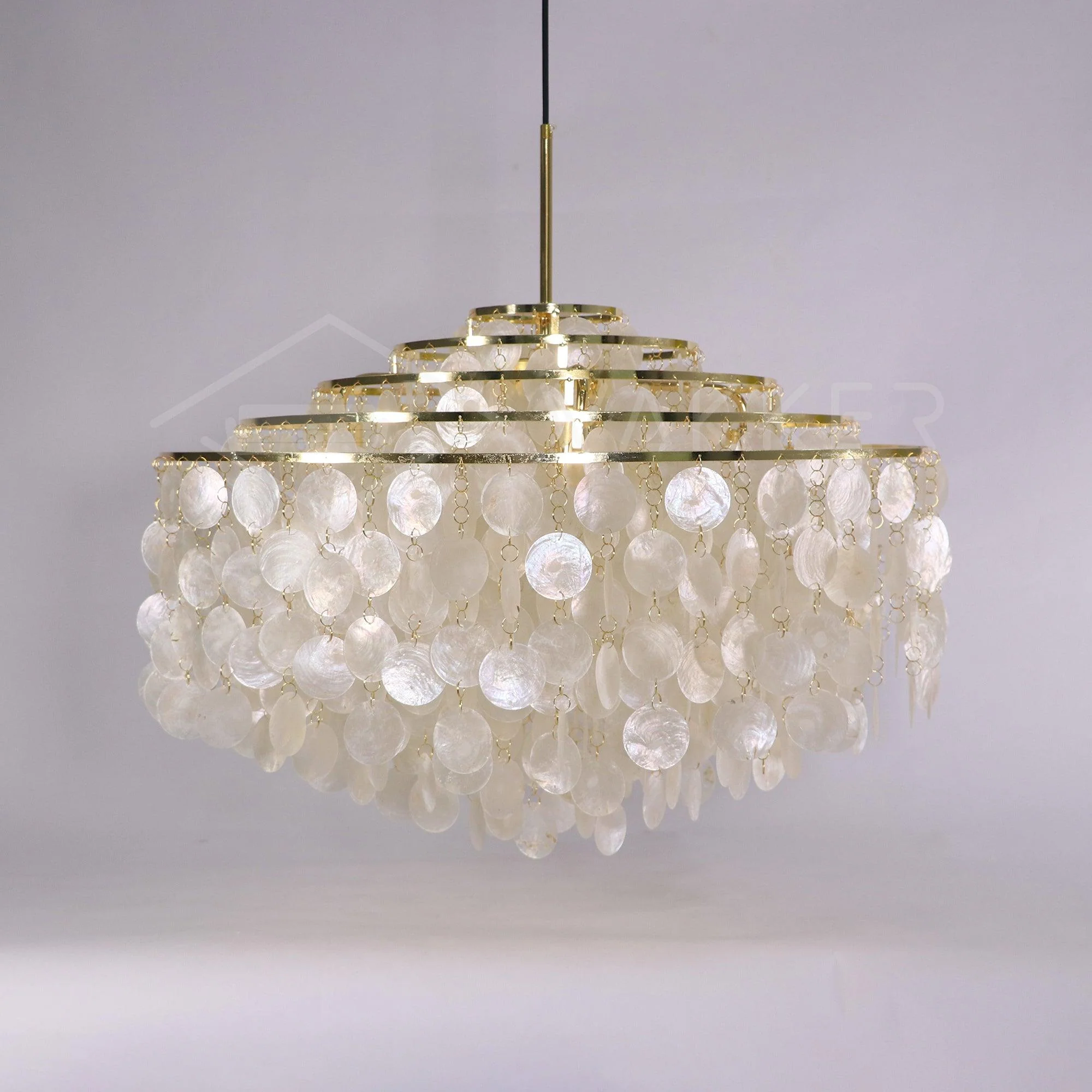 Lustra Pendant Lamp Round Shell Ring - Image 80