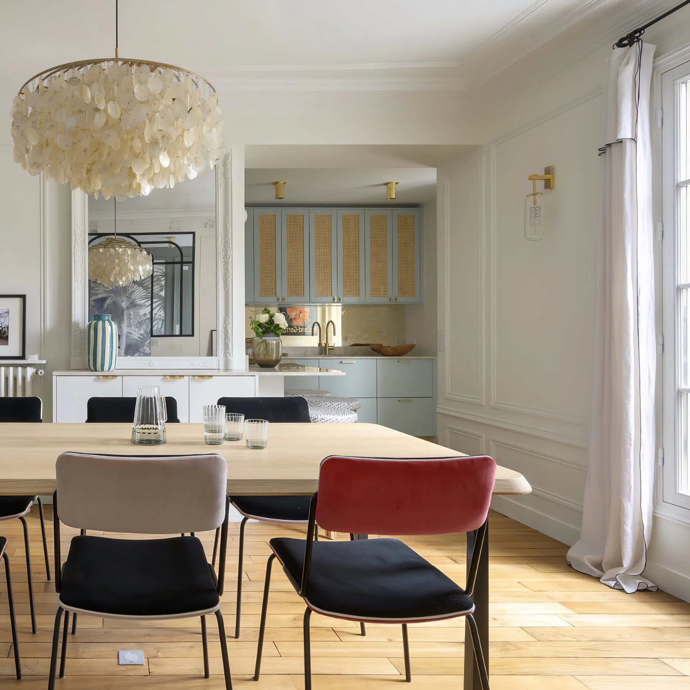 Lustra Pendant Lamp Round Shell Ring - Image 86