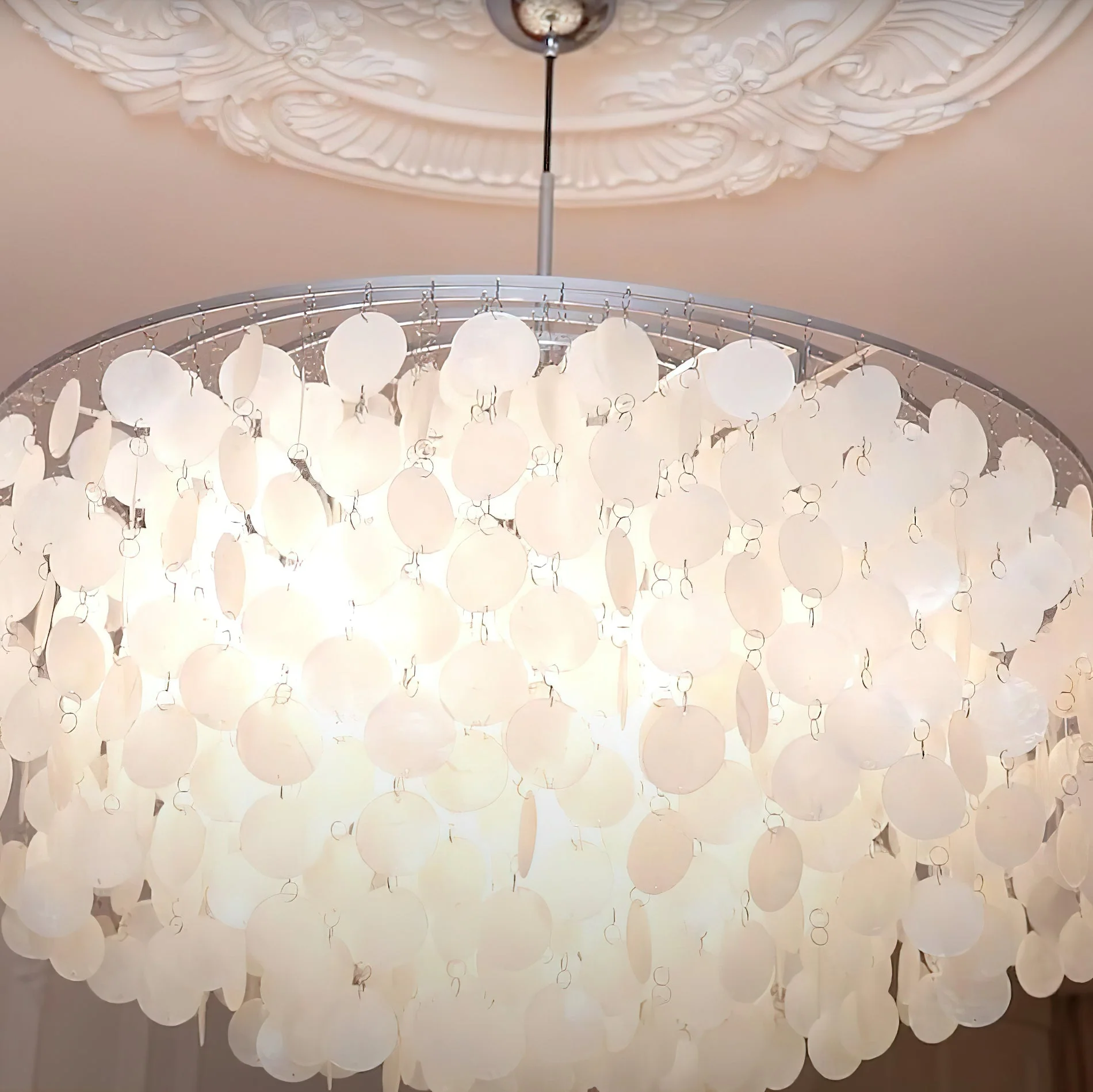 Lustra Pendant Lamp Round Shell Ring - Image 87