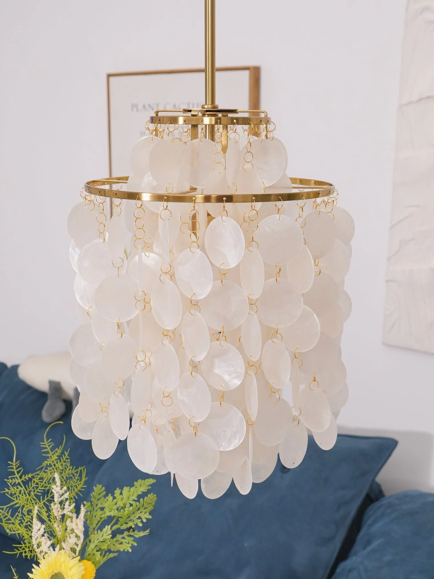 Lustra Pendant Lamp Round Shell Ring - Image 98